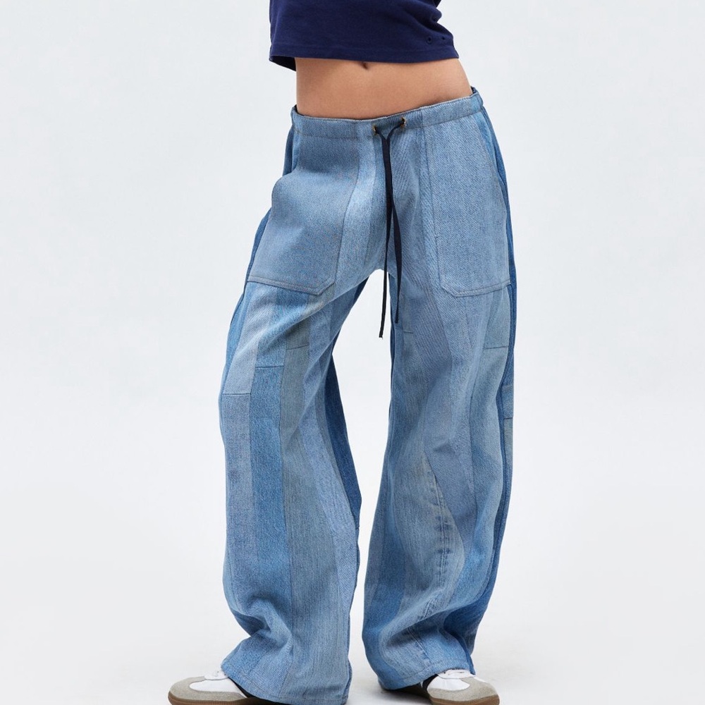 URBAN RENEWAL Remade Patchwork Pull-On Jean